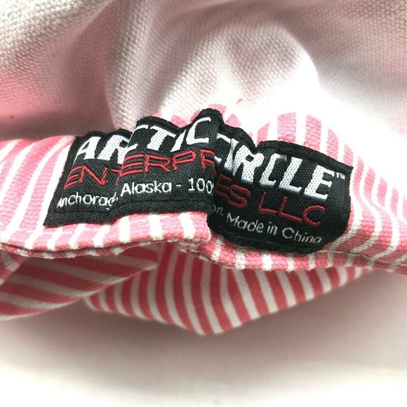 Alaska Striped Womens Hat Cap Fitted Small Embroidered Train Travel Vacation - Picture 10 of 10